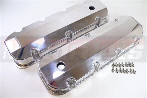 polished fabricated aluminum valve covers|aftermarket valve covers.